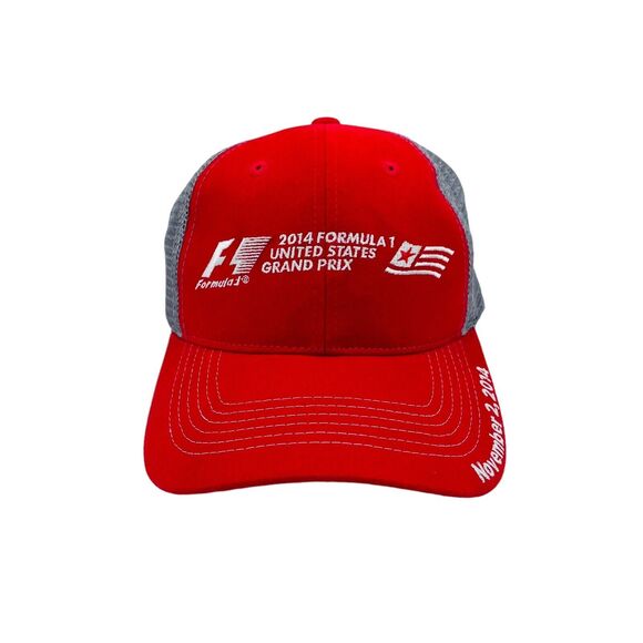 Circuit of the Americas Hat F1 Racing Trucker Cap Hat Black Embroidered Logo - Picture 1 of 4
